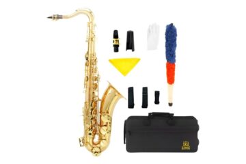 Saxofone Tenor Konig Dourado Completo com Estojo e Boquilha Review Atualizado