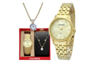 Kit Mondaine Feminino Dourado 32610LPMKDE1K1 Original Onde Comprar Barato (Review Completo)
