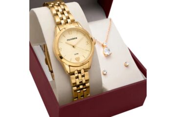 Relógio Mondaine Feminino Dourado Original com Desconto Veja Onde Comprar