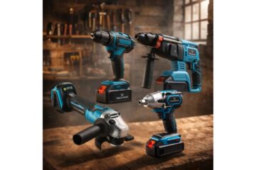 Kit 4 em 1 Furadeira, Martelete, Chave de Impacto e Esmerilhadeira é Bom Review Completo do Kit 48V Brushless